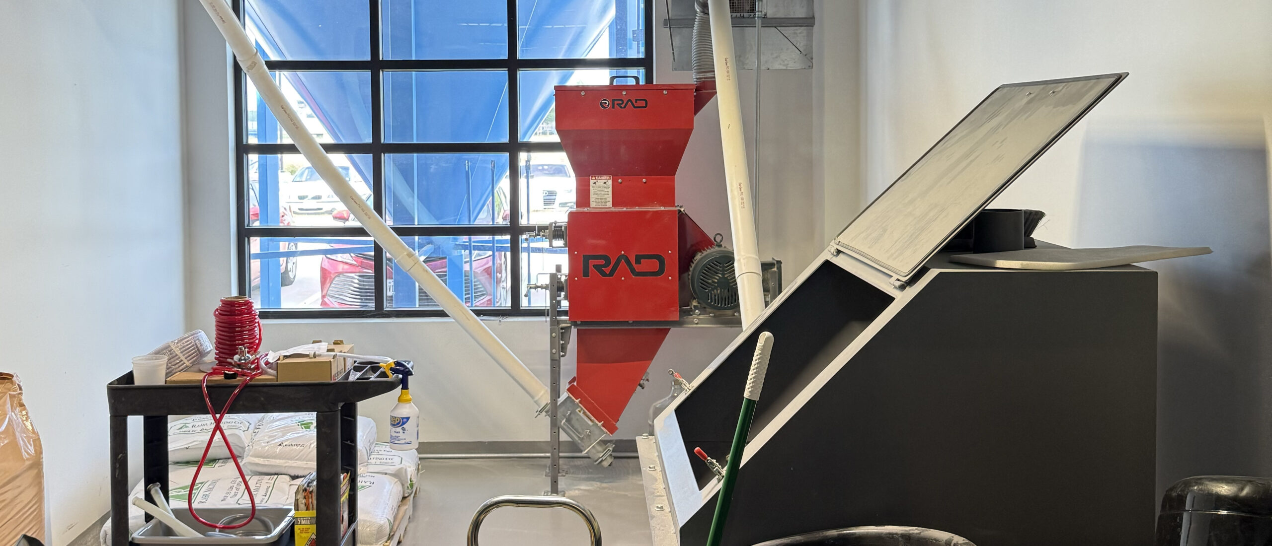 photo of brewery grain room