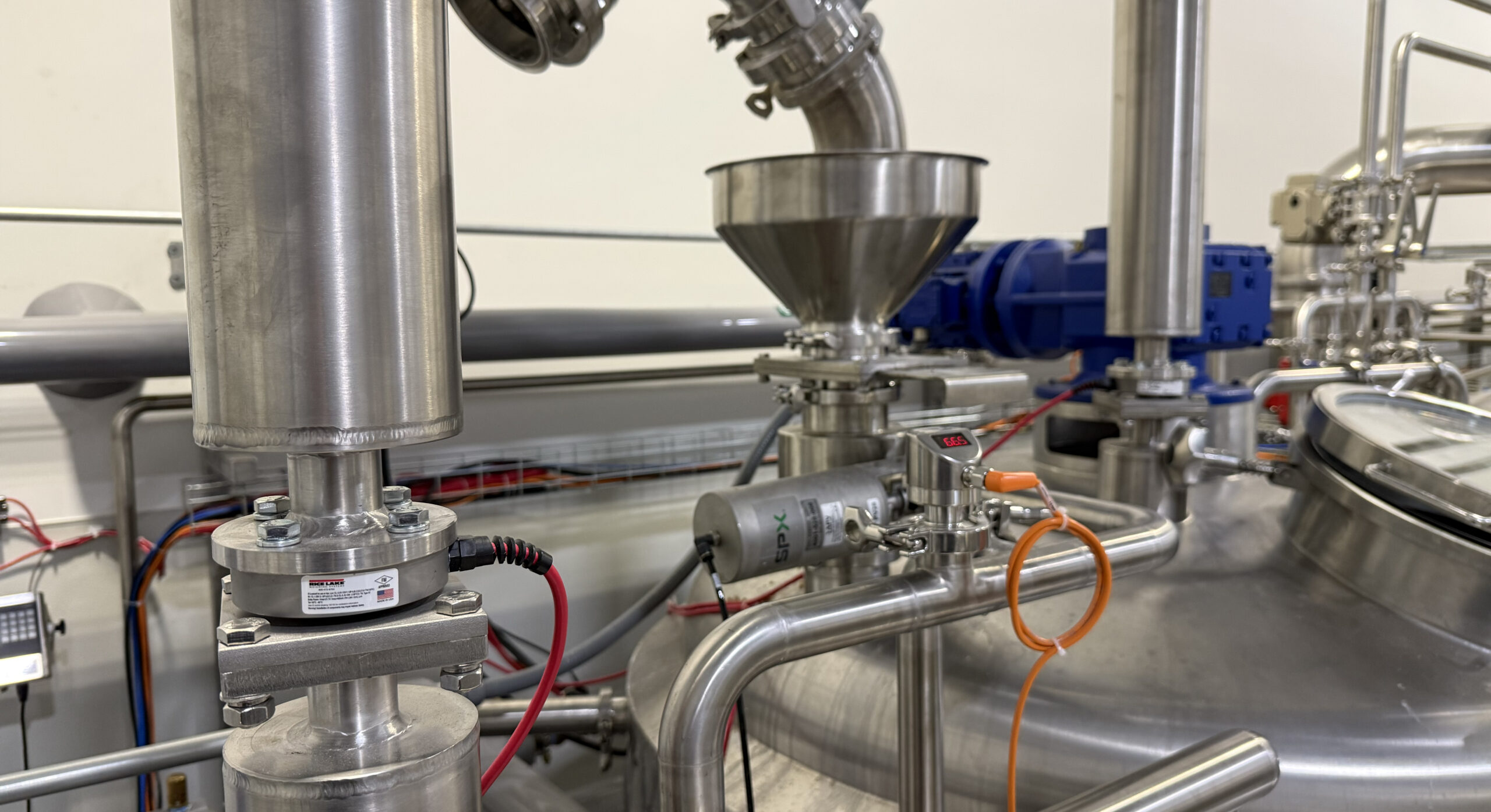 photo of brewhouse load cells