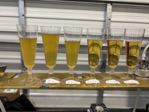image showing the scale of filtration results to beer.